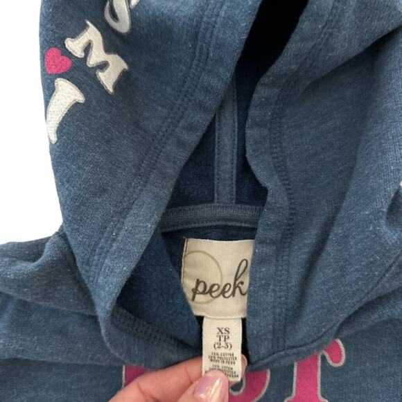 Peek Hot Cocoa Hoodie Sweatshirt Size 2-3 - Picture 5 of 5